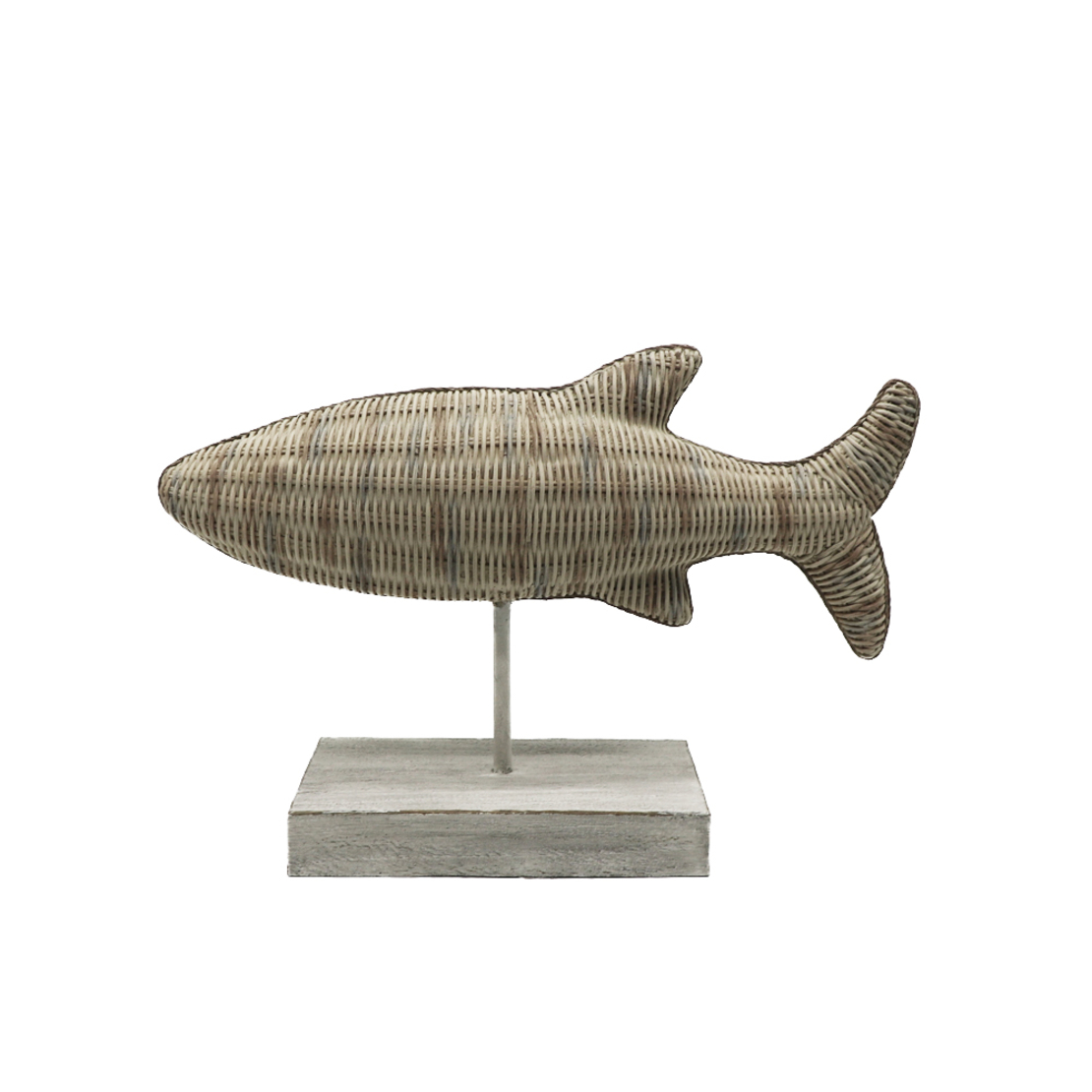 JE VEUX DECO FISH POLYRESIN NATURAL 27,3x7,7xH18,3
