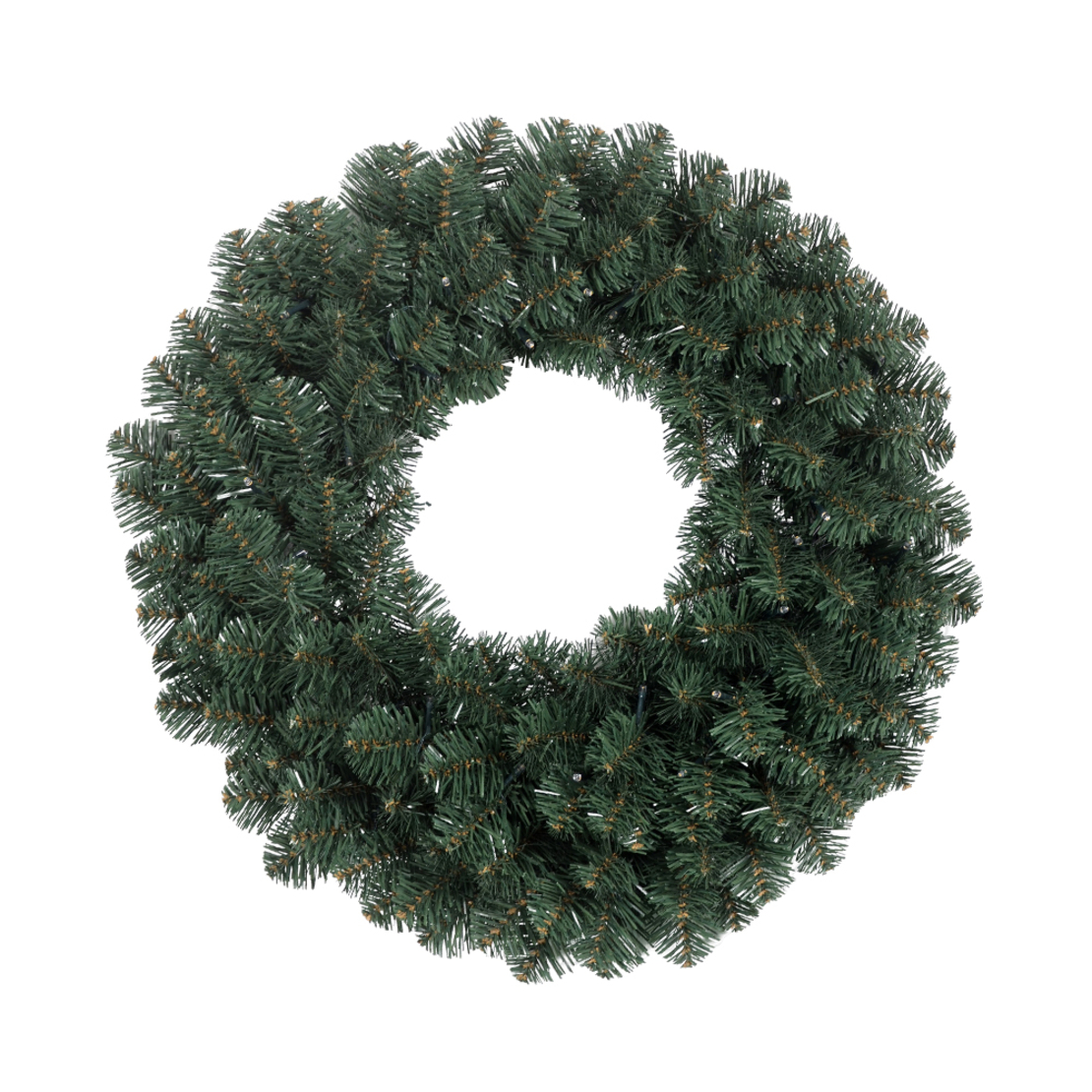 XMAS GRAN WREATH PVC GREEN D60cm PRC