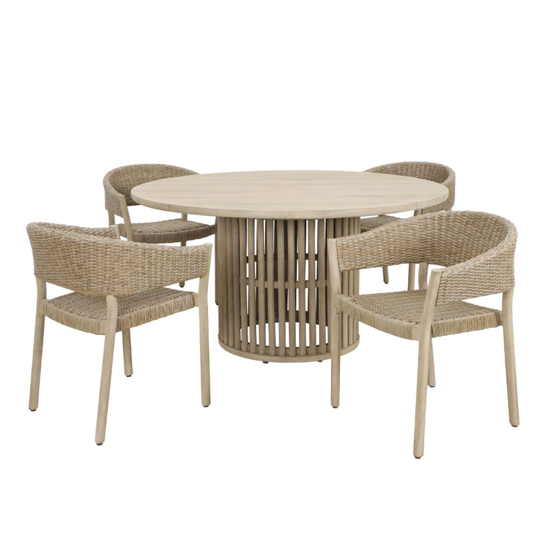 SUMATRA TABLE WOOD ACACIA NATURAL 150x150xH76cm VN