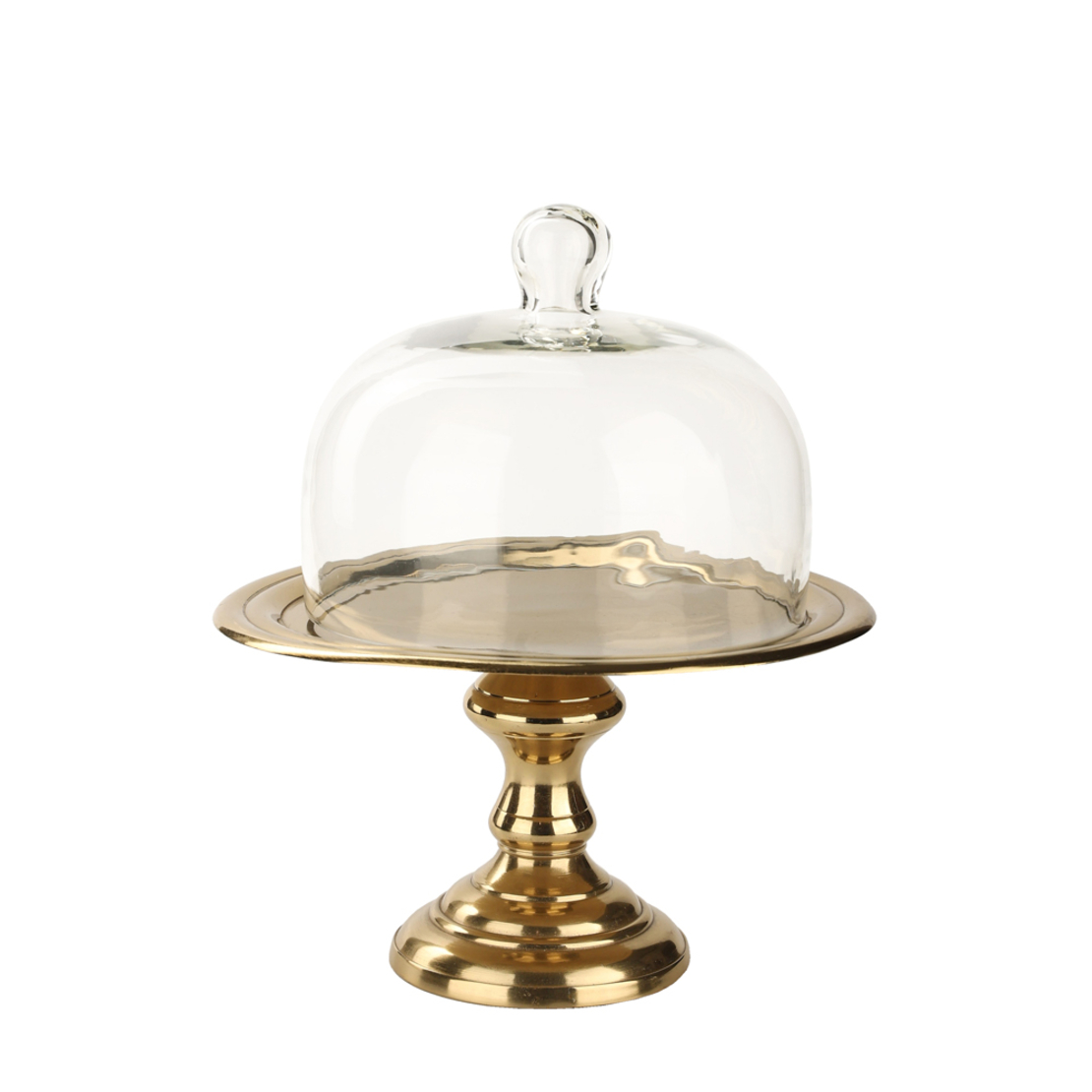 BRILLER COUP ALUMINIUM GLASS GOLD D23xH27cm IN