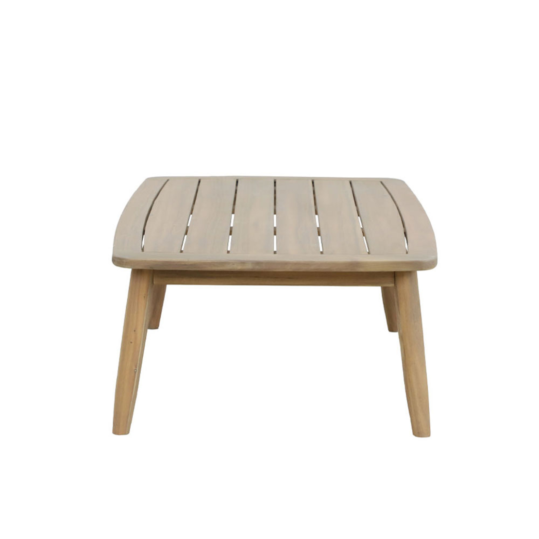CORDA LOUNGE SET 1+2+1 WOOD ACACIA NATURAL WHITE V