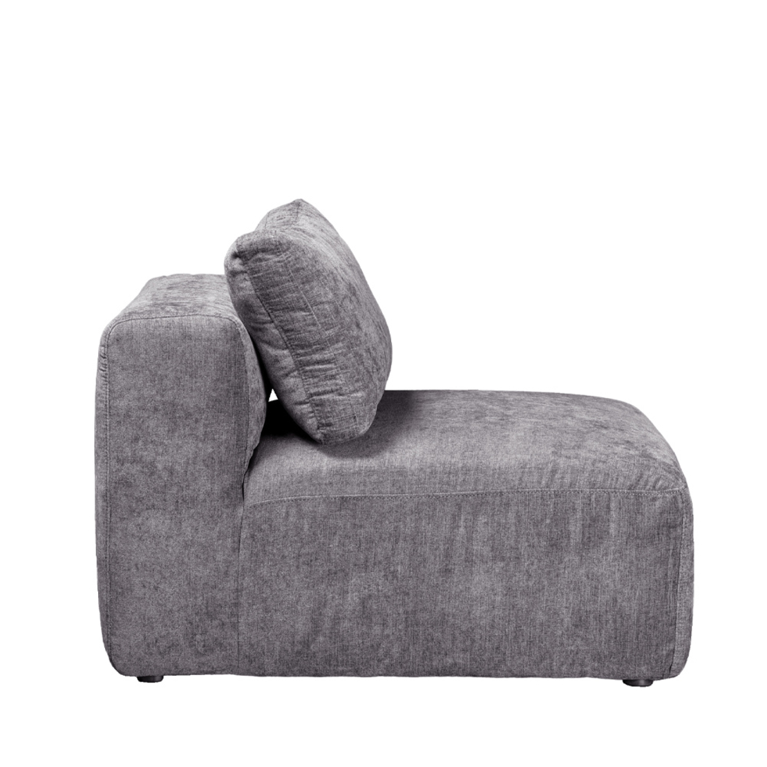 BOX ARMCHAIR EASY CLEAN FABRIC GREY E1 EU