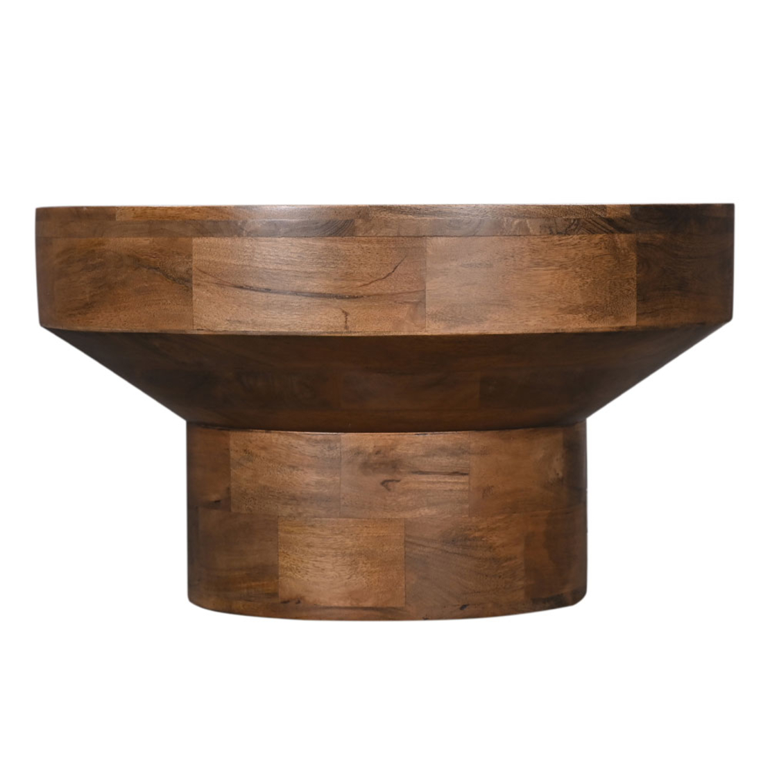 DUBAI COFFEE TABLE WOOD MANGO WALNUT 70x70xH40cm I