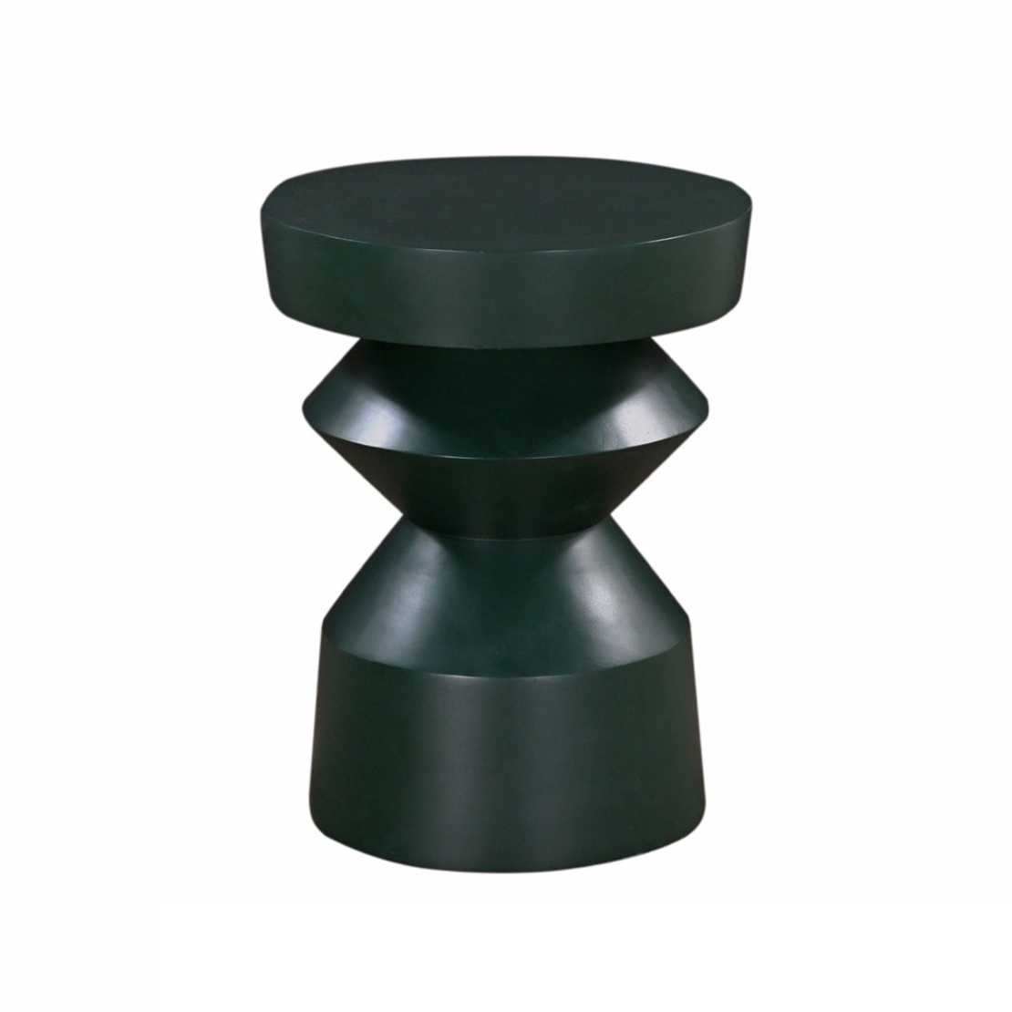 EDGY SIDE TABLE WOOD MANGO GREEN 48x48xH62,5cm IN