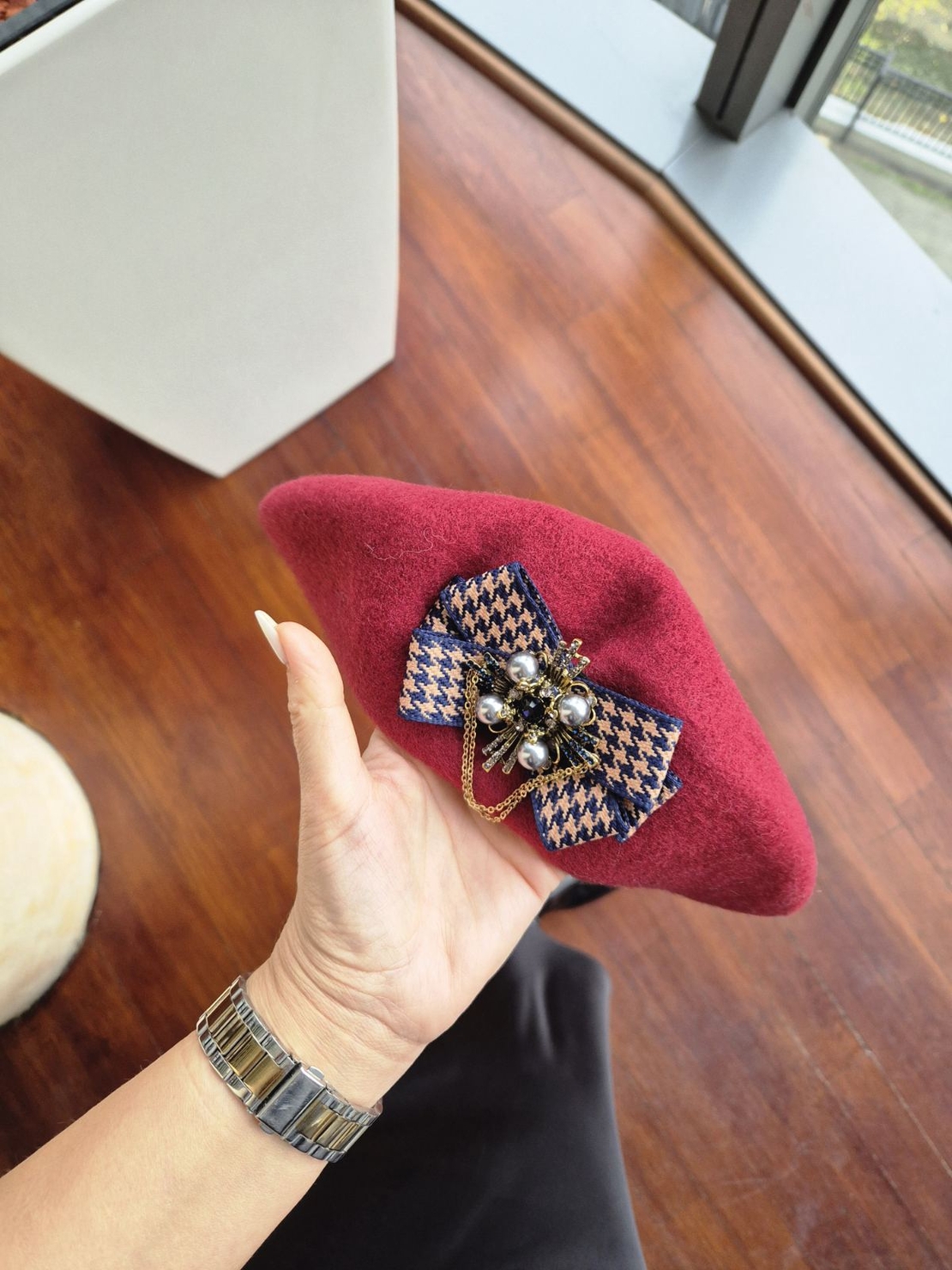 Wine Red Beret