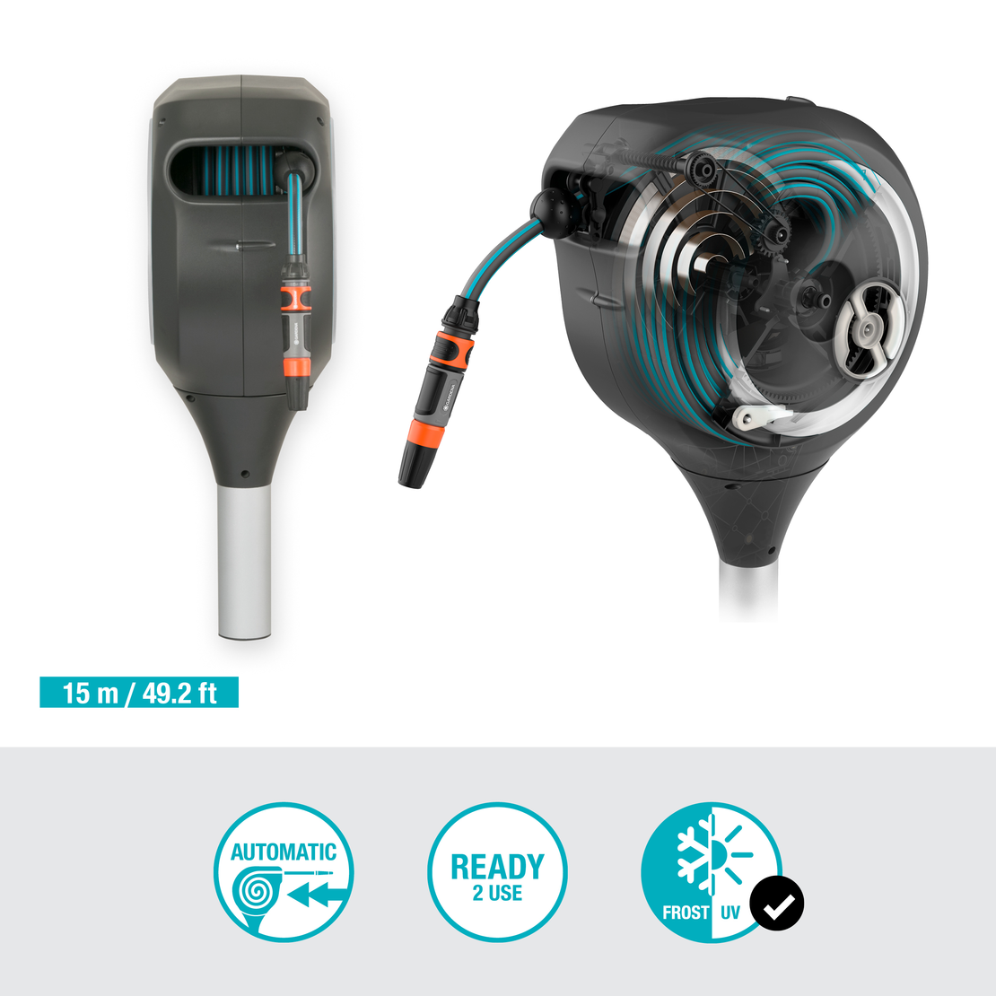 Градинска кутия за маркуч RollUp S