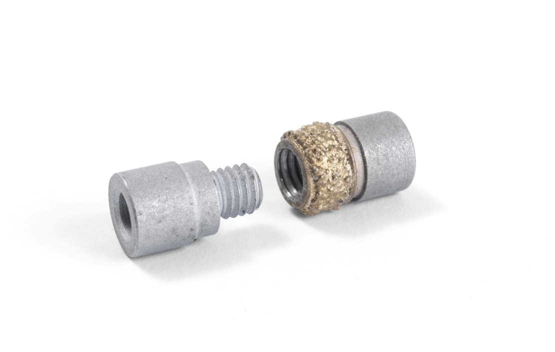 Husqvarna connector for vacuum-brazed wires