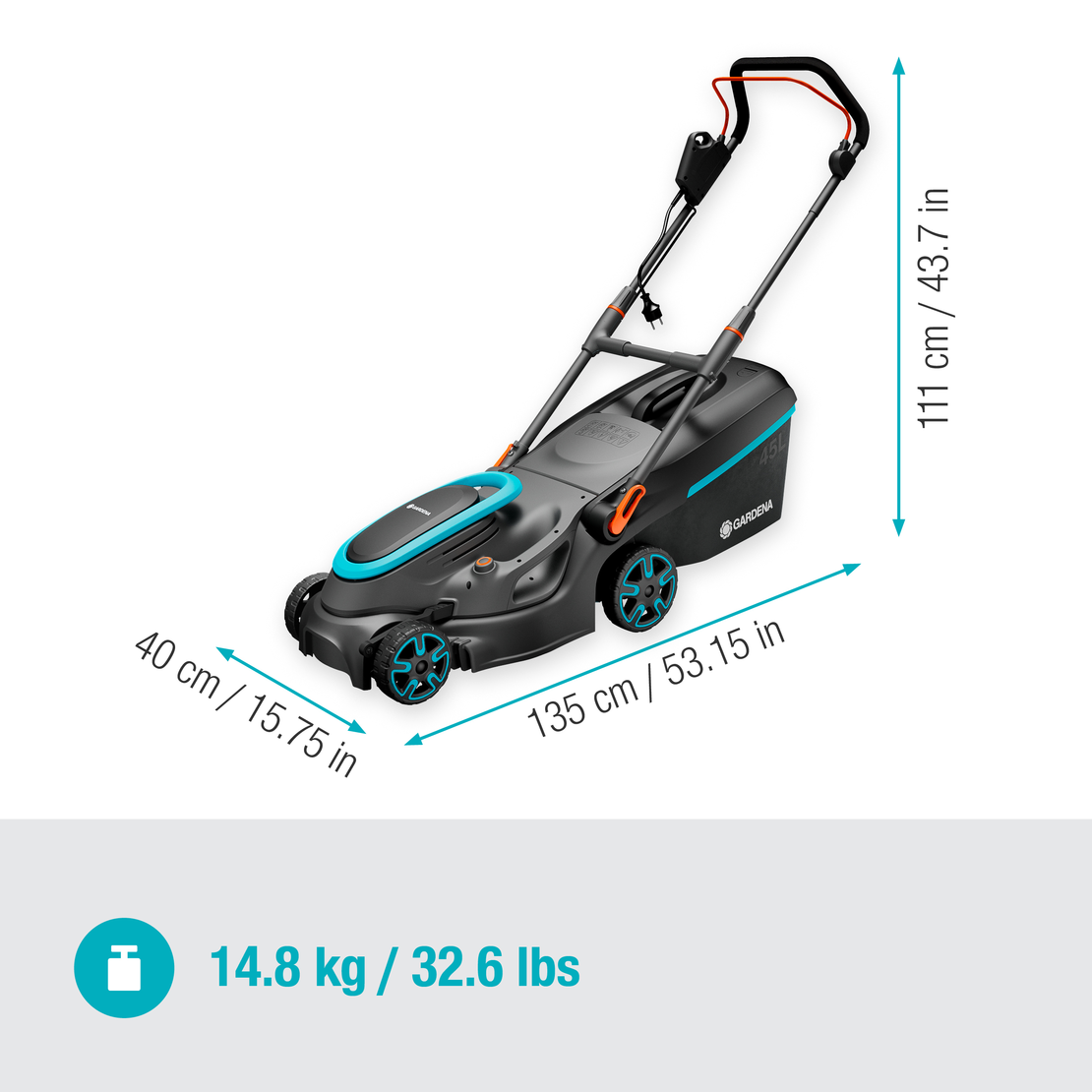 Electric Lawnmower PowerMax 37/1800 G2
