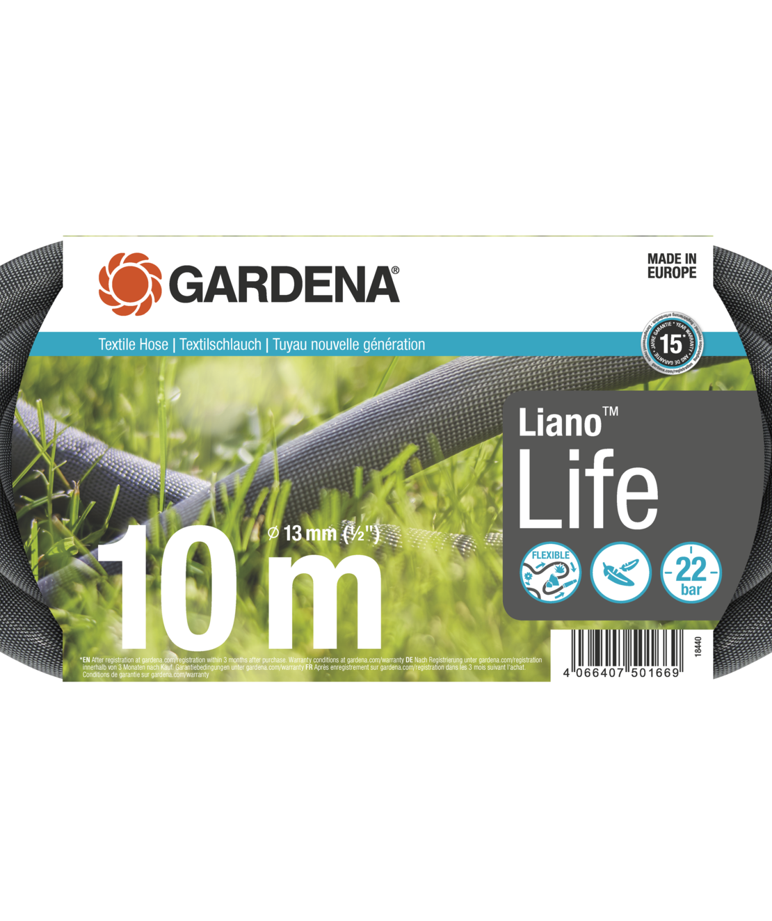 Textile Hose Liano™ Life 13 mm (1/2