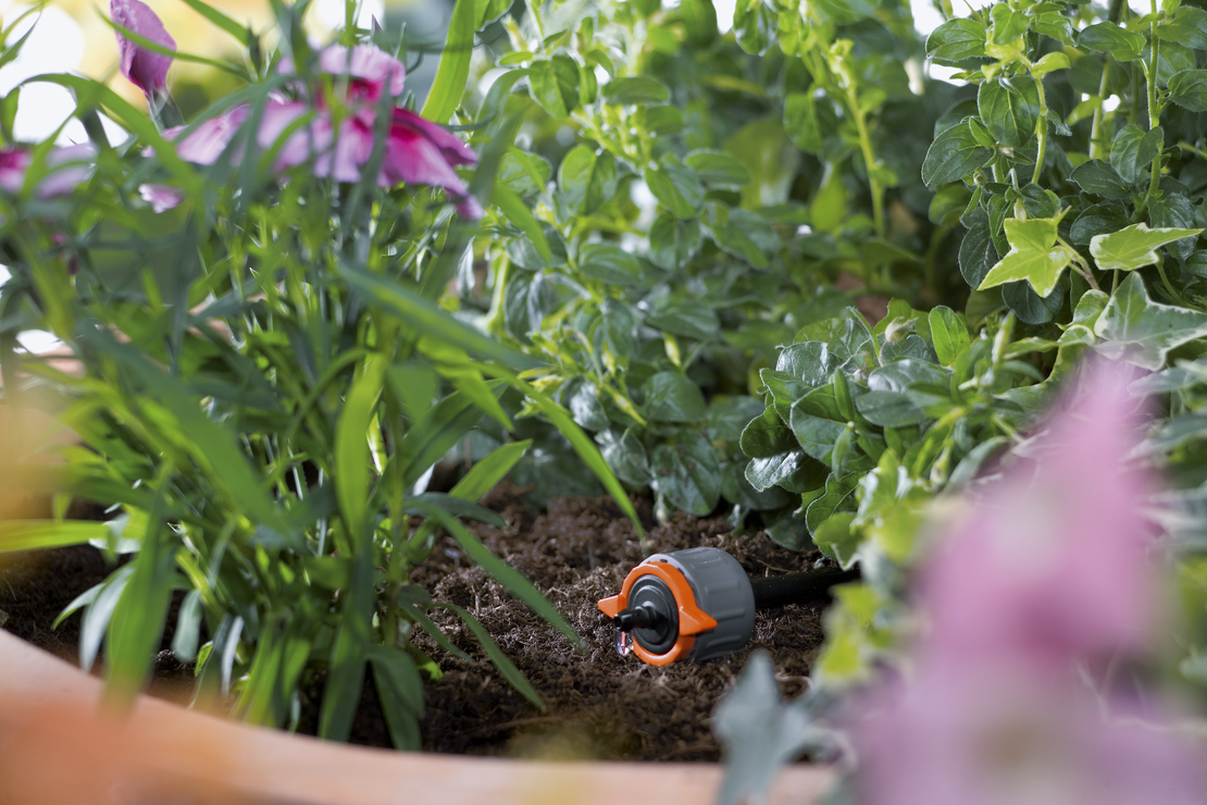 Регулируема крайна капкова глава, изравняваща налягането