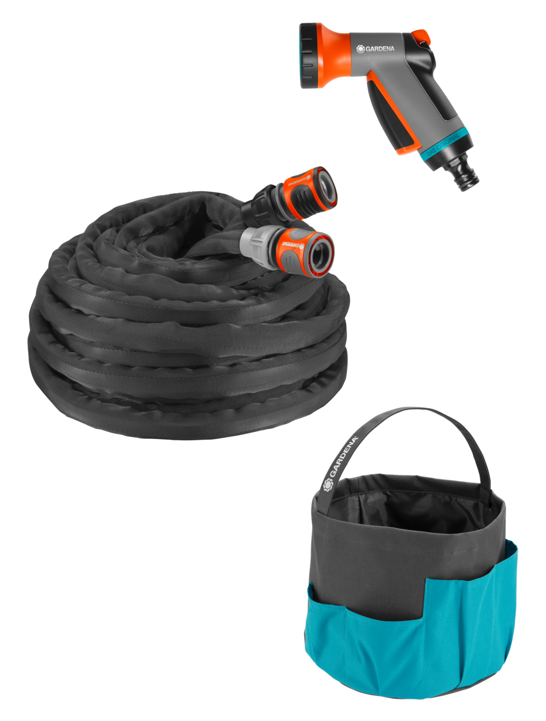 Комплект текстилен маркуч Liano 10 m за градско градинарство