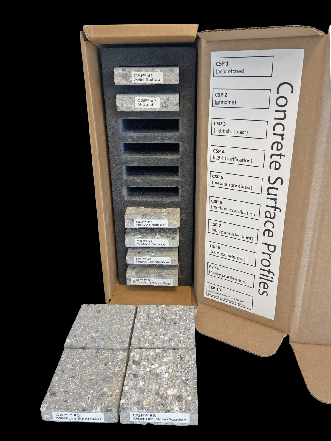 Комплект мостри на бетонни профили по ICRI