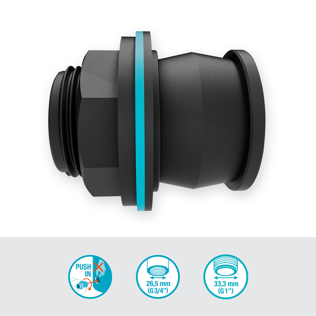 Push in Tank Connector