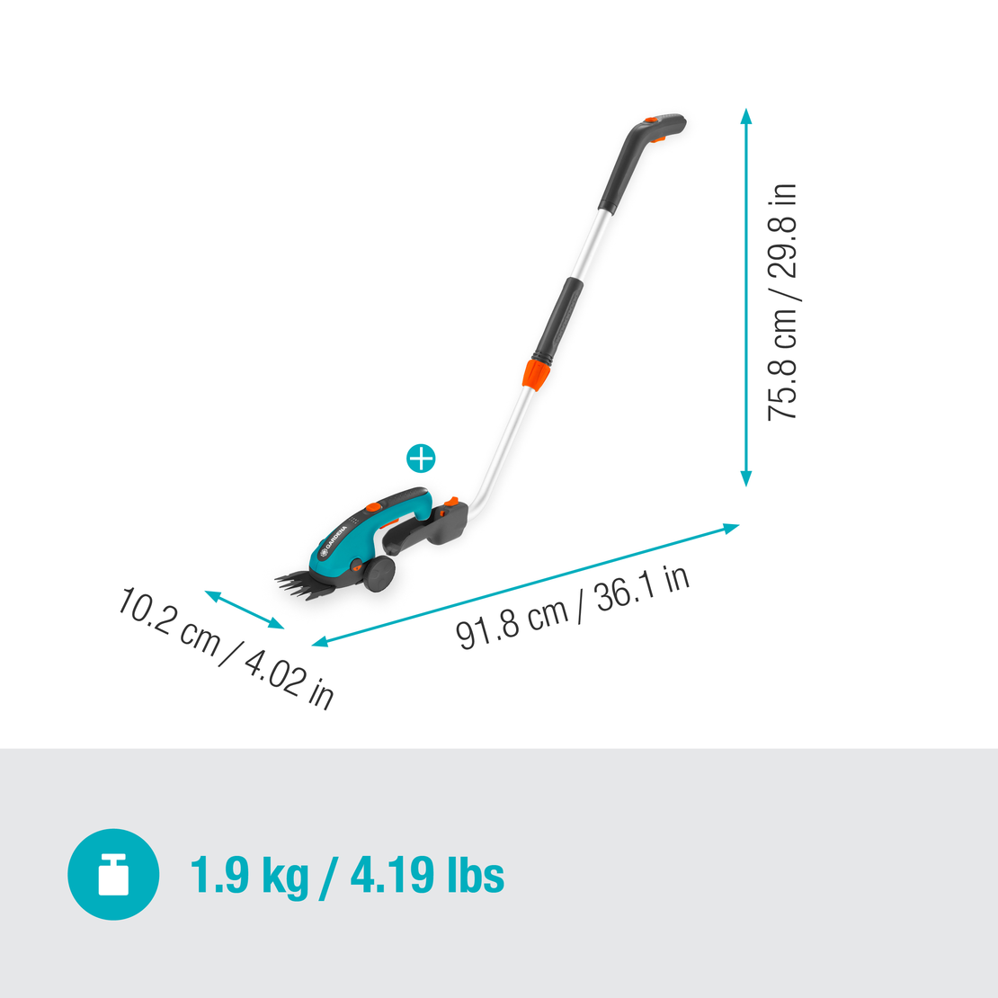Battery Grass Shears ClassicCut Li Set
