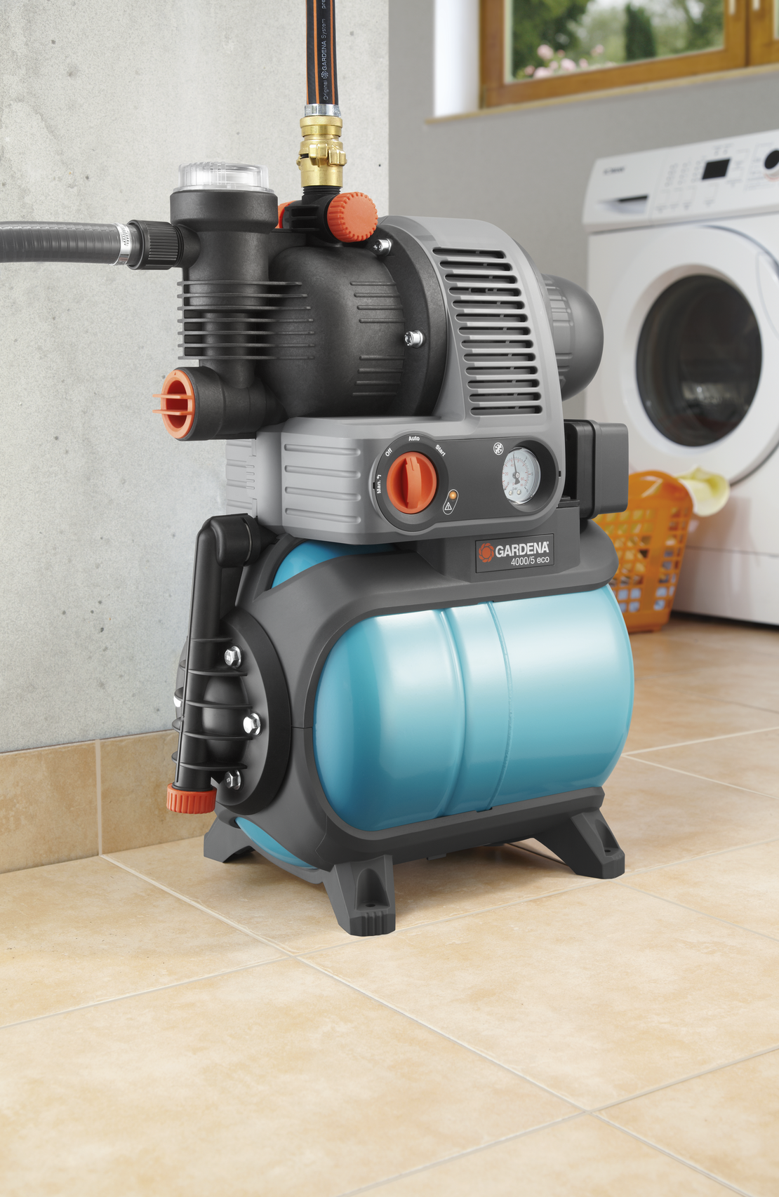 GARDENA Хидрофорна уредба с разширителен съд 4000/5 eco