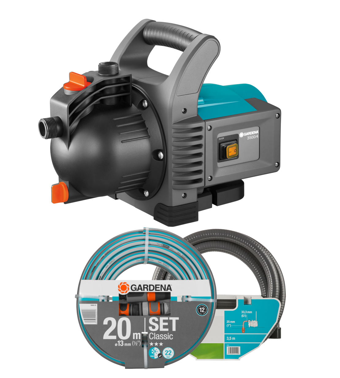 Градинска помпа 3500/4, комплект