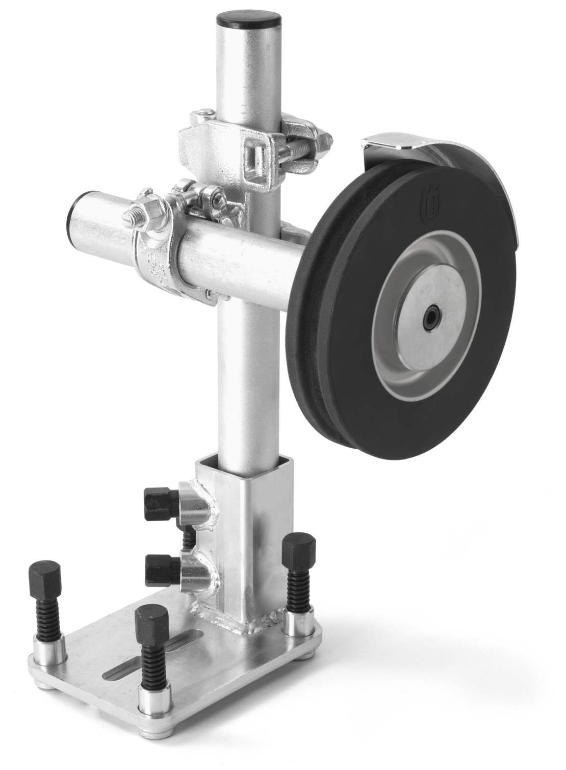 Offset pulley kit, round tube