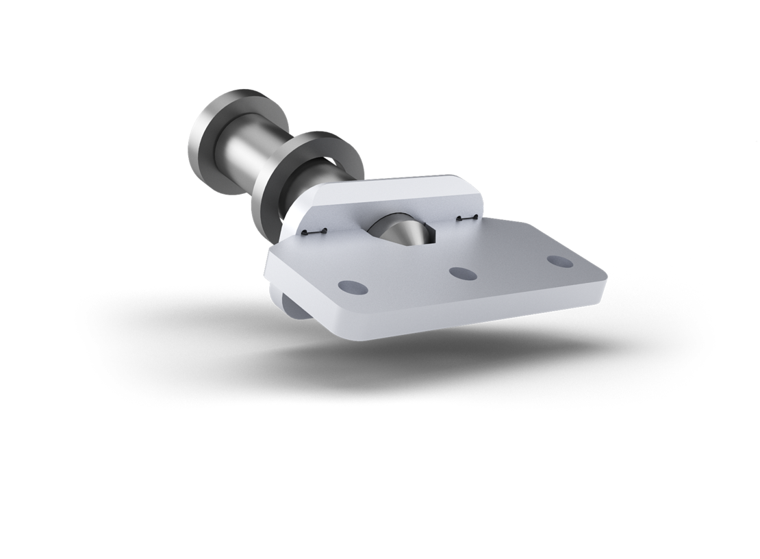 Quick release support blade holder