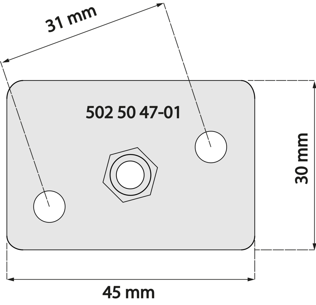 Cover plate - Intake port