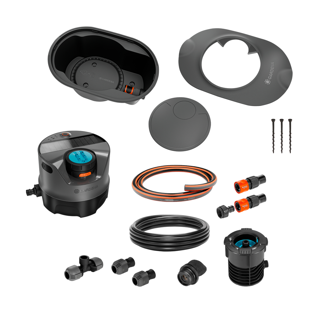 Complete-Set Pipeline Irrigation system AquaPrecise, solar-powered