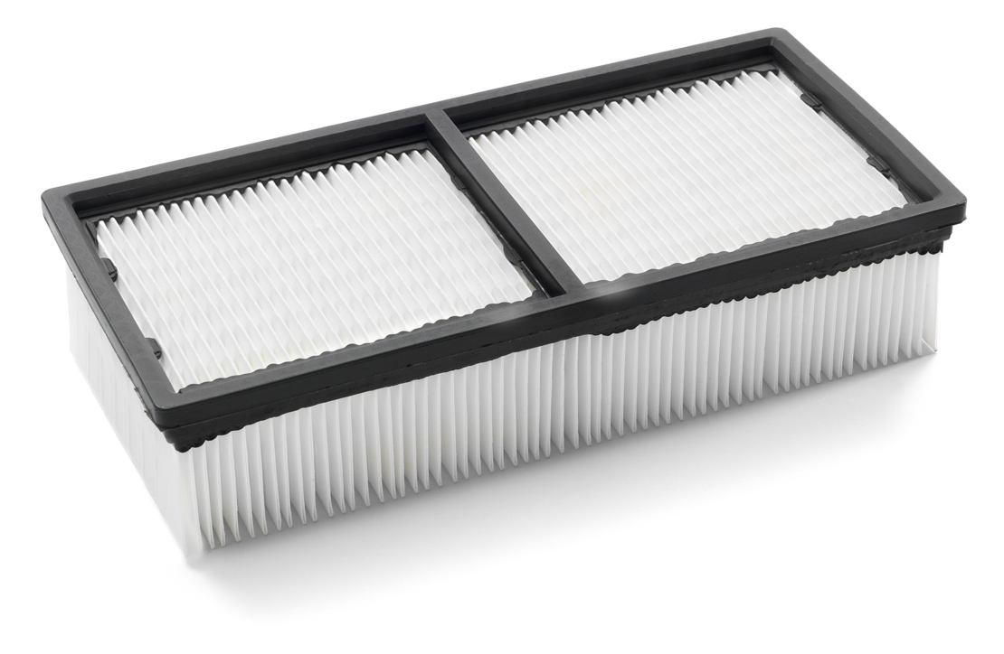 Flat filter polyester, safety class M