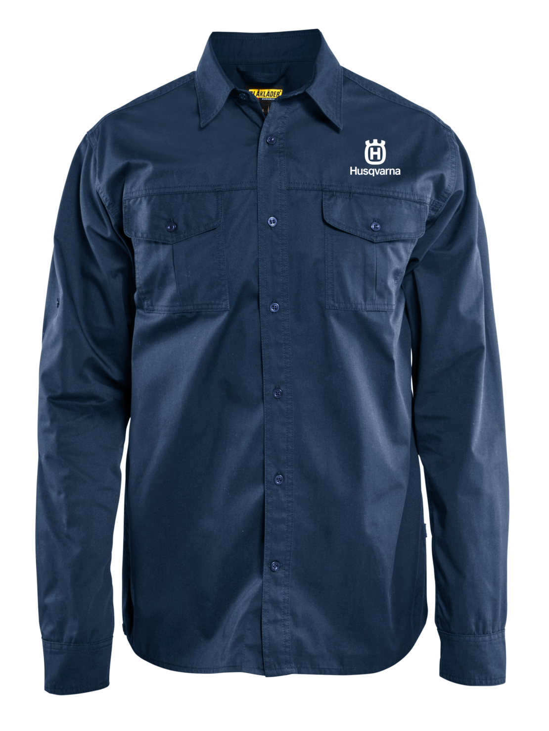 Twill shirt Navy blue - long sleeve