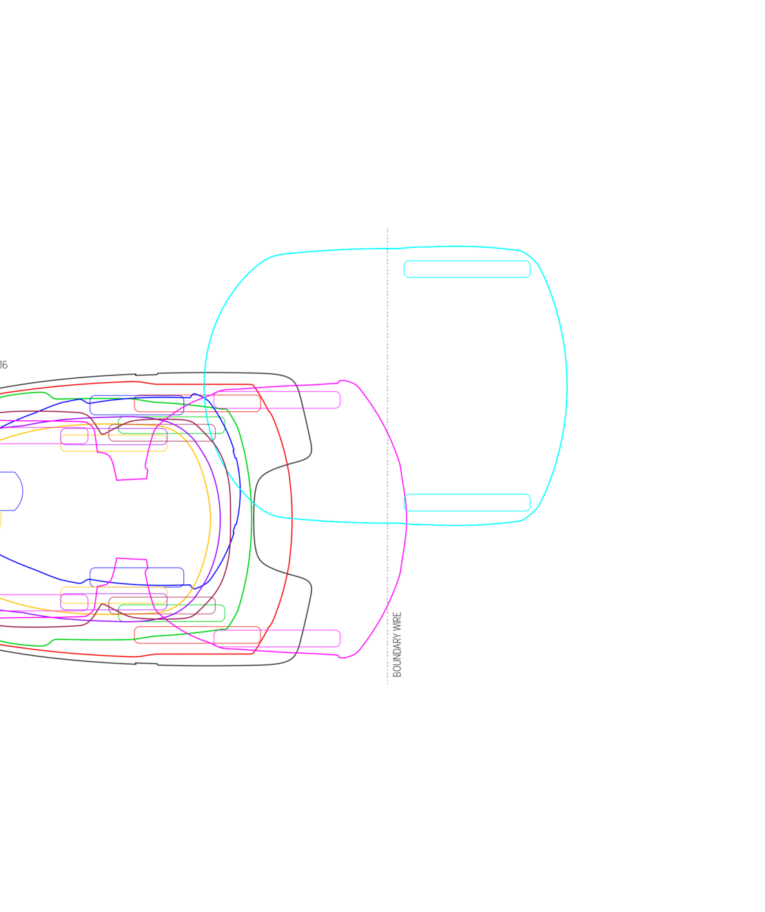 Automower workbench contour drawing 2019
