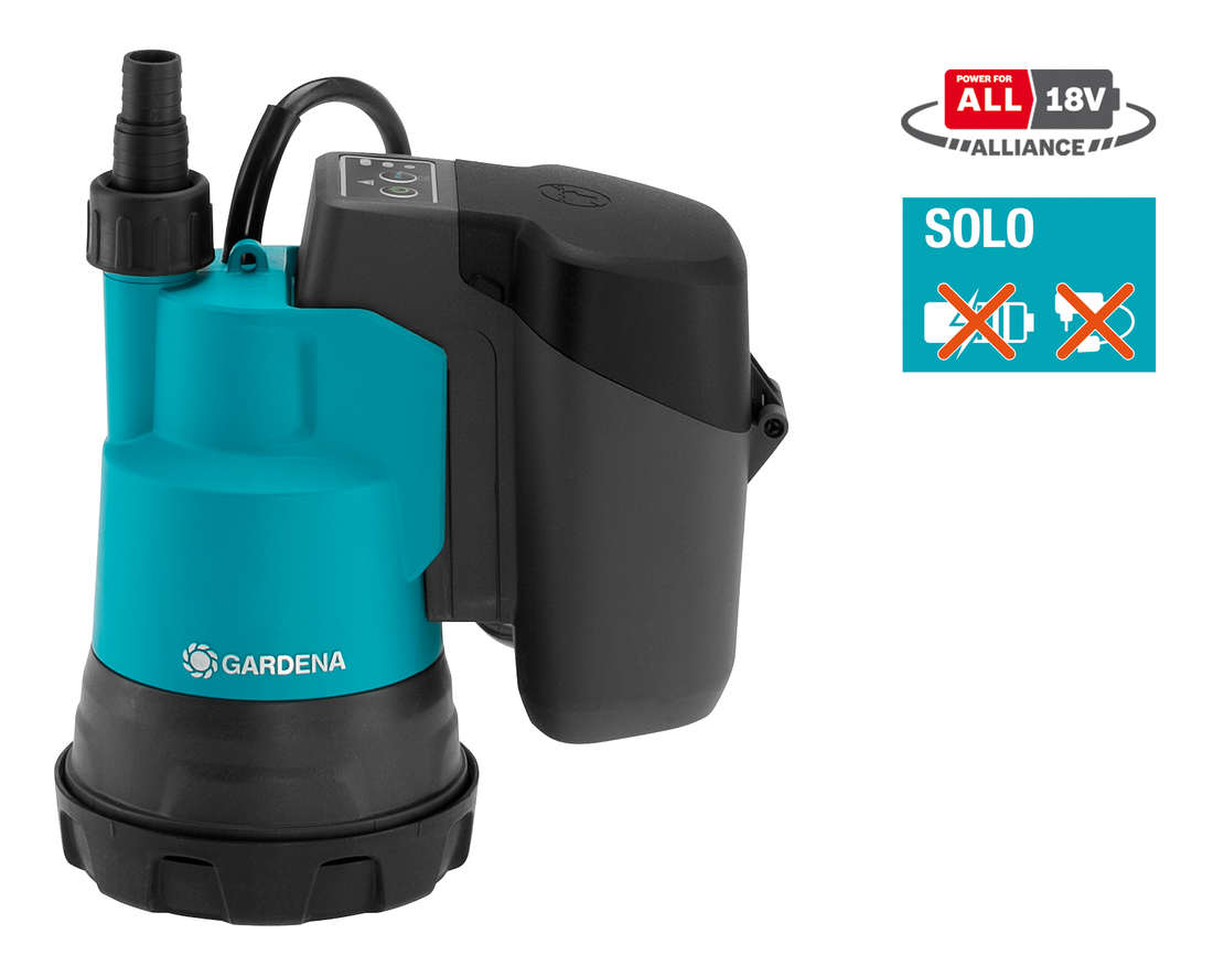 Battery Clear Water Submersible Pump 2000/2 18V P4A - solo