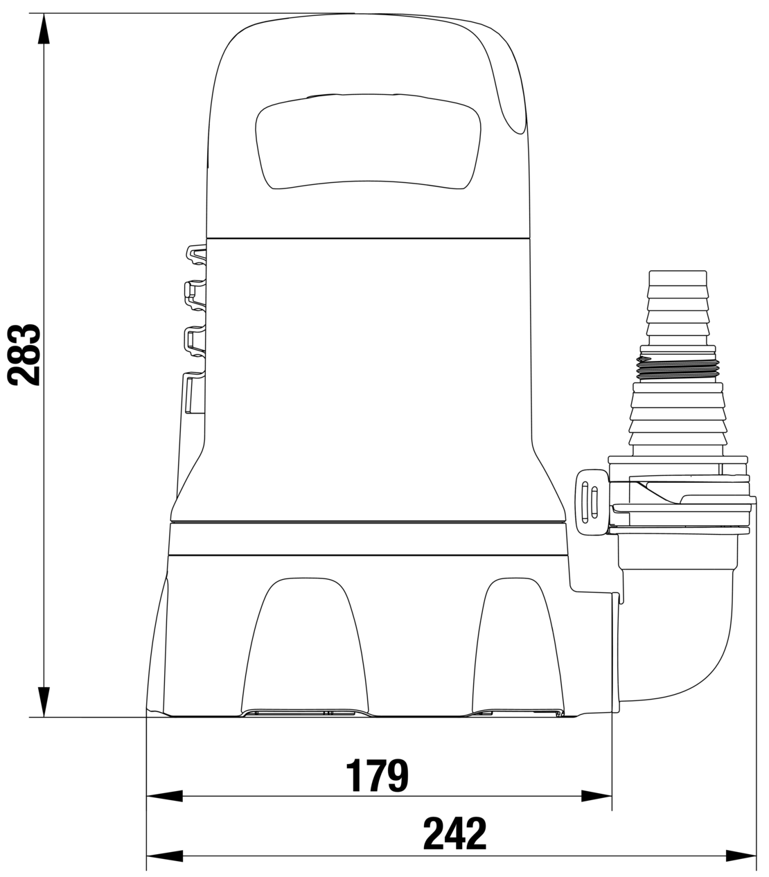 Потопяема помпа за чиста вода Clear Water 9000