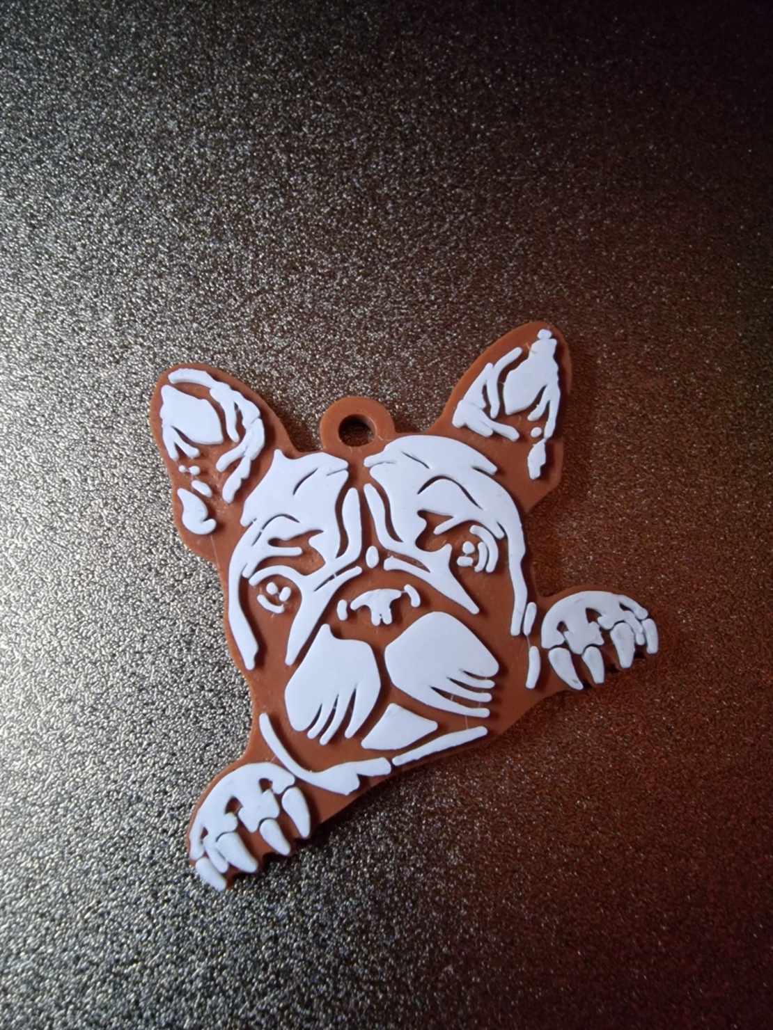 French Bulldog keychain