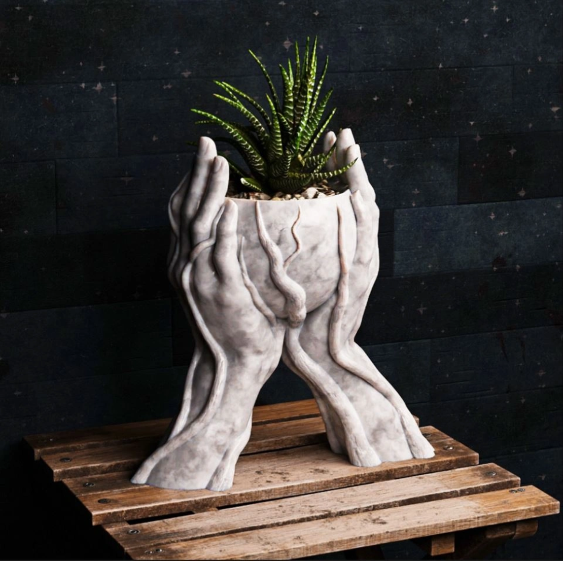 Hand Vase