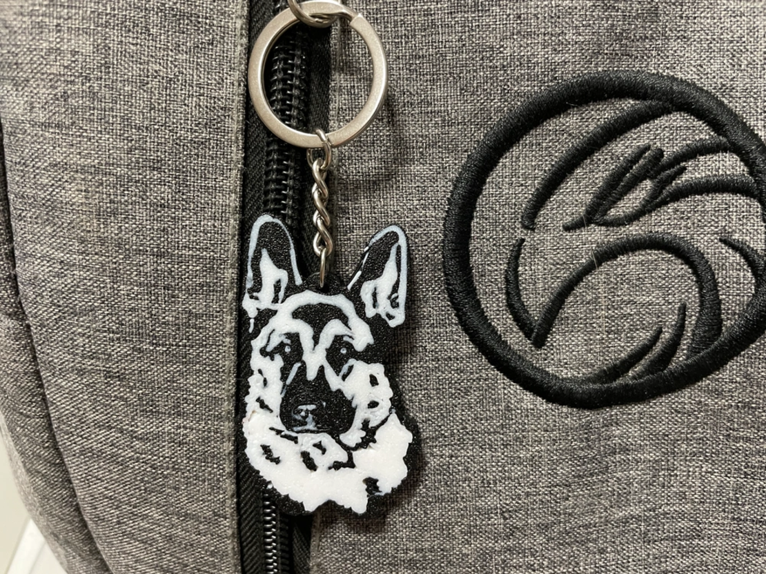 German Shepherd keychain