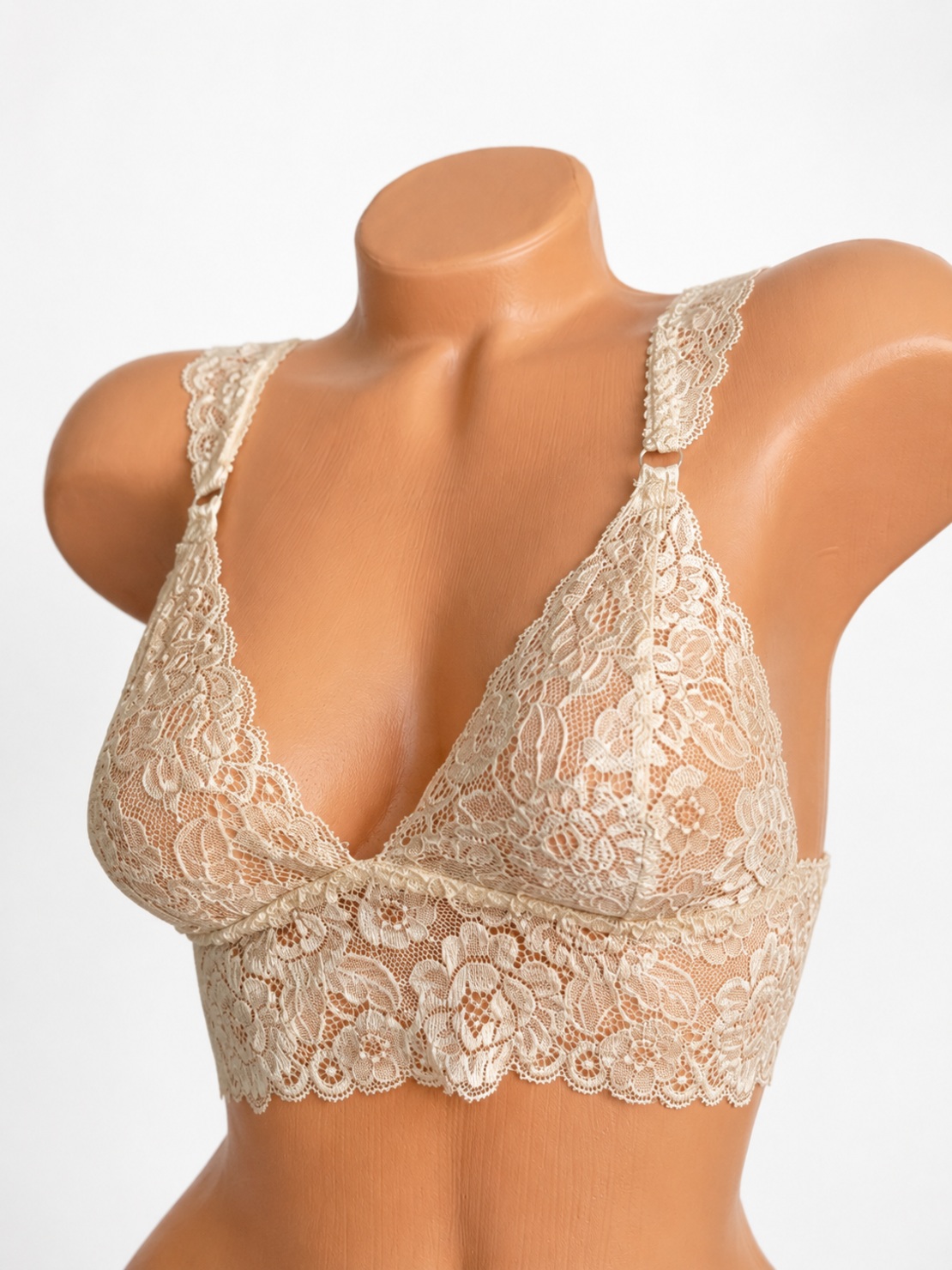 Бралет с триъгълни чашки Vanilla | MS Lingerie