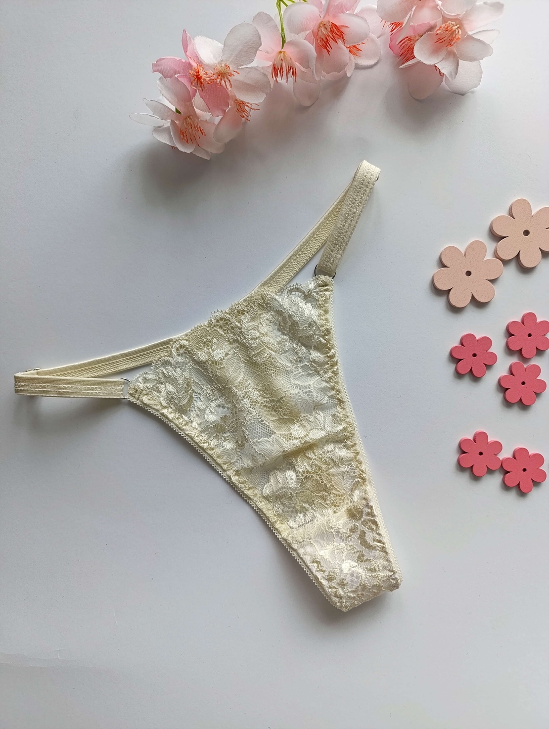 Дантелени прашки с регулатори Vanilla | MS Lingerie