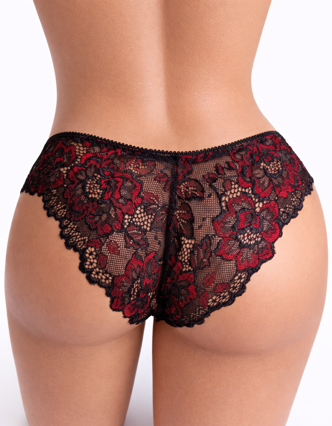 Дантелени бразилиани Noir – луксозно българско дамско бельо (XS–XXXL)