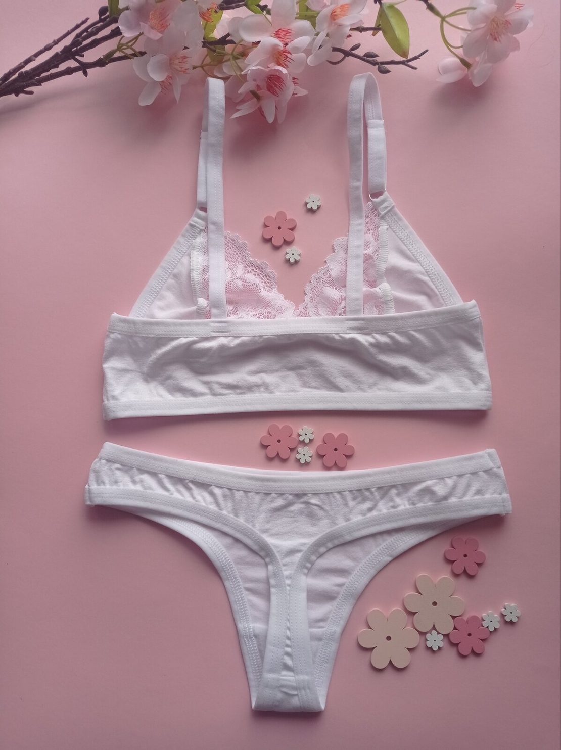 Комплект бралет с класическа прашка