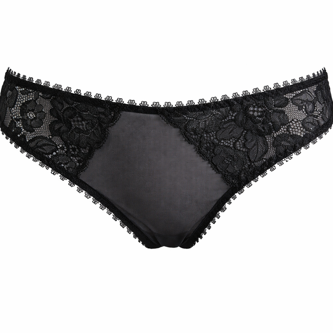 Луксозна дамска бразилиана Alegra от дантела и еластичен тюл