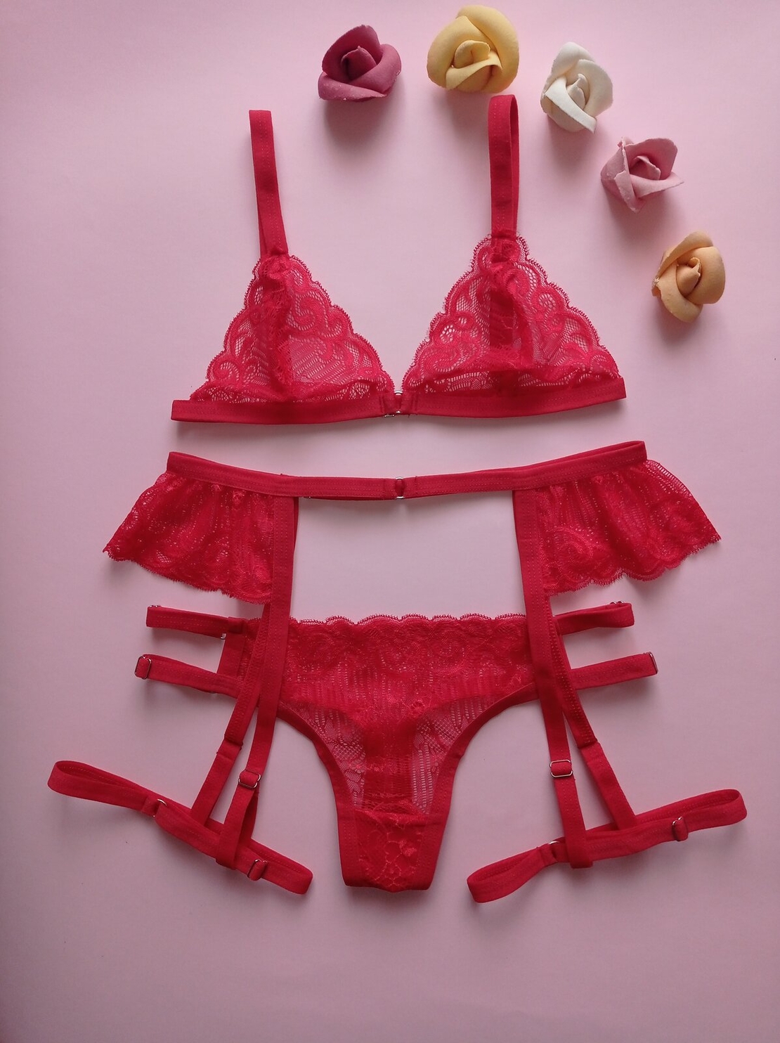 Дантелен комплект Red Valentine