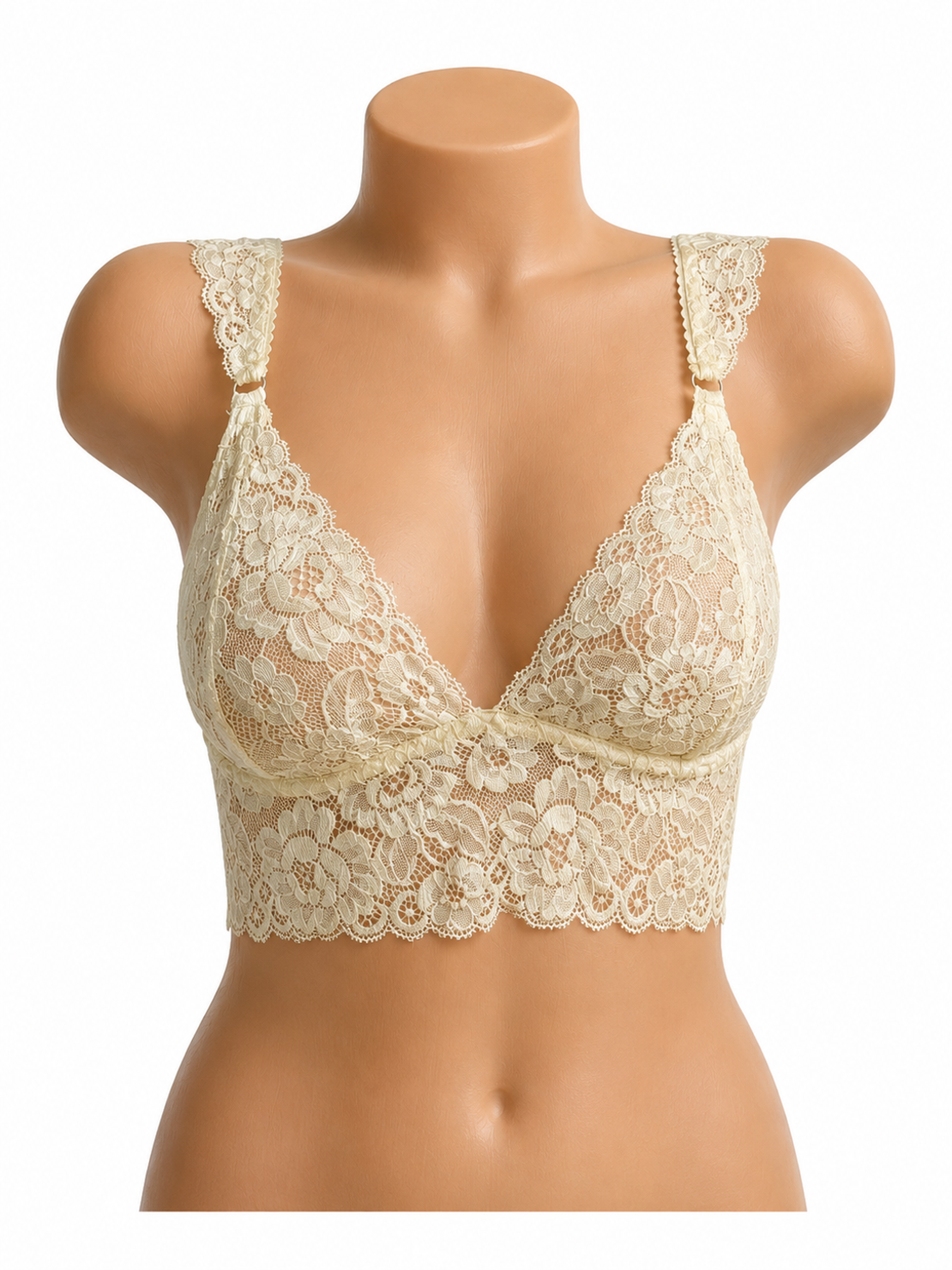 Бралет с триъгълни чашки Vanilla | MS Lingerie