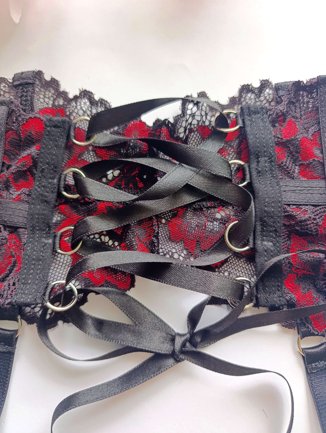 Дантелен жартиер Noir