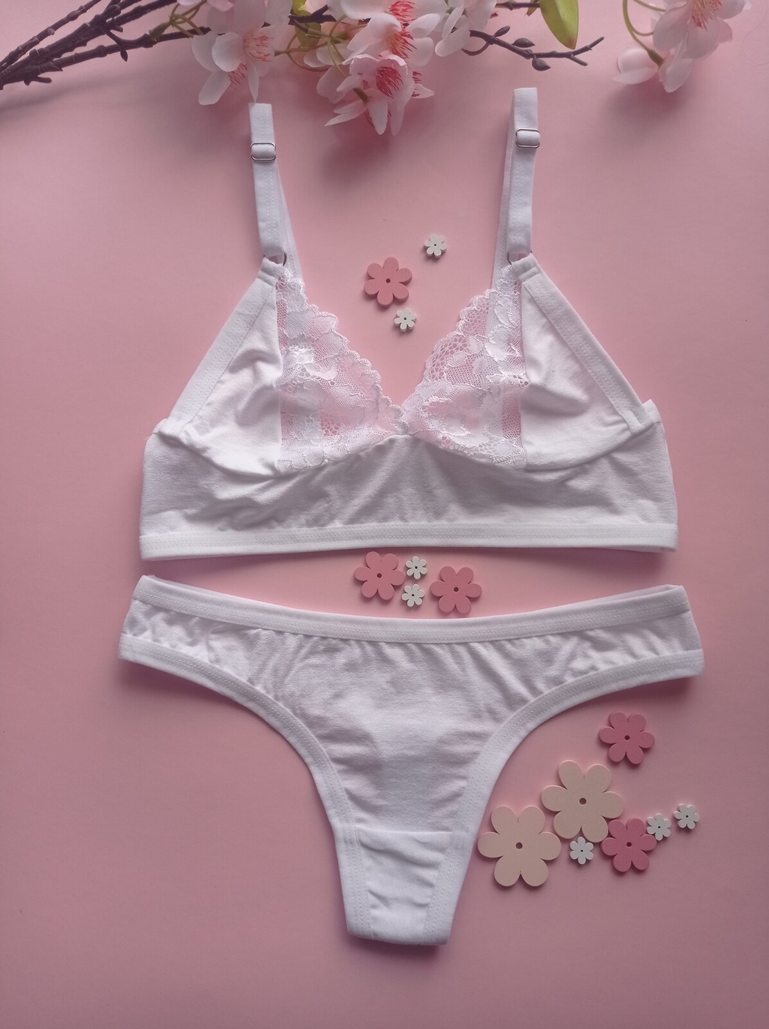 Комплект бралет с класическа прашка