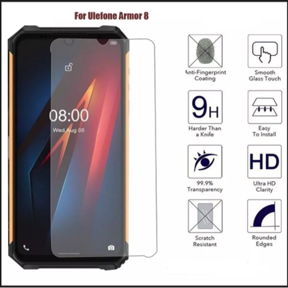 TEMPERED GLASS СТЪКЛЕН СКРИЙН ПРОТЕКТОР ЗА ULEFONE ARMOR 8