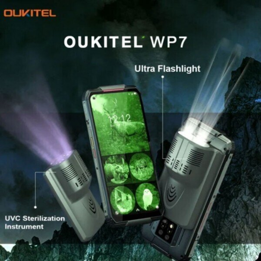 КОМПЛЕКТ МОДУЛИ ЗА OUKITEL WP7, UVC И ПРОЖЕКТОР