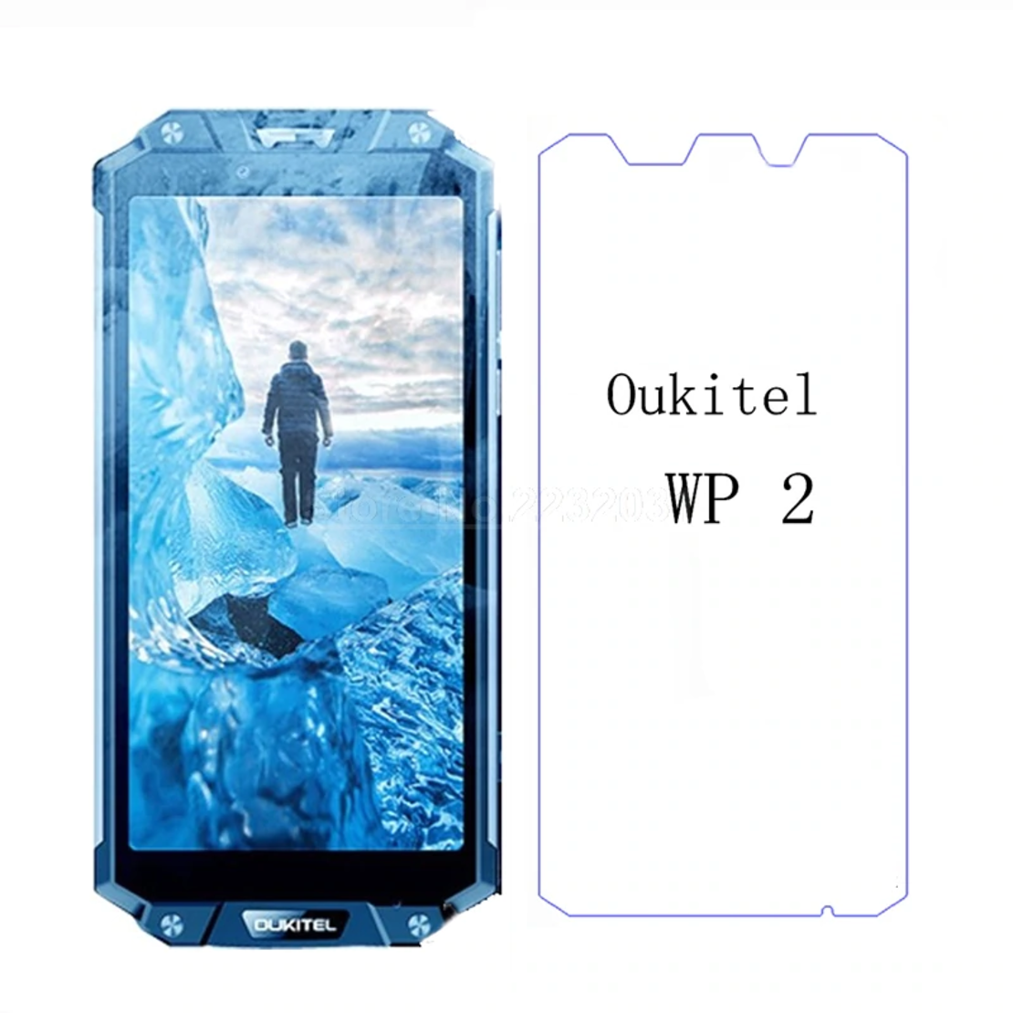 TEMPERED GLASS СТЪКЛЕН SCREEN ПРОТЕКТОР ЗА OUKITEL WP2