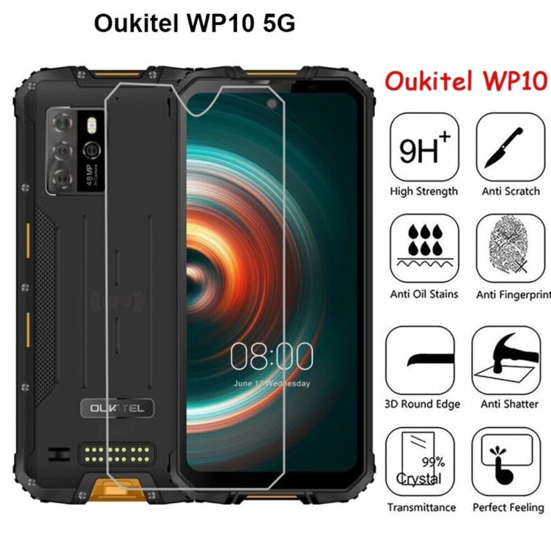 СТЪКЛЕН SCREEN ПРОТЕКТОР TEMPERED GLASS ЗА OUKITEL WP10 5G