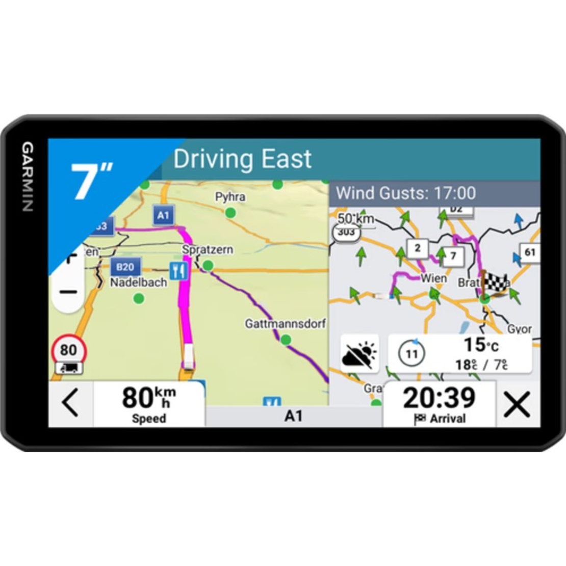 Навигация Garmin за Камион Dezl LGV720 MT-D