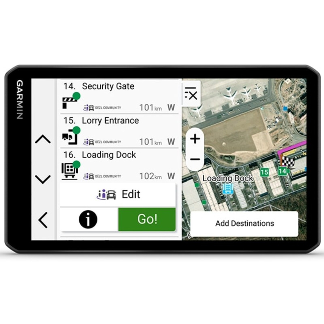 Навигация Garmin за Камион Dezl LGV720 MT-D