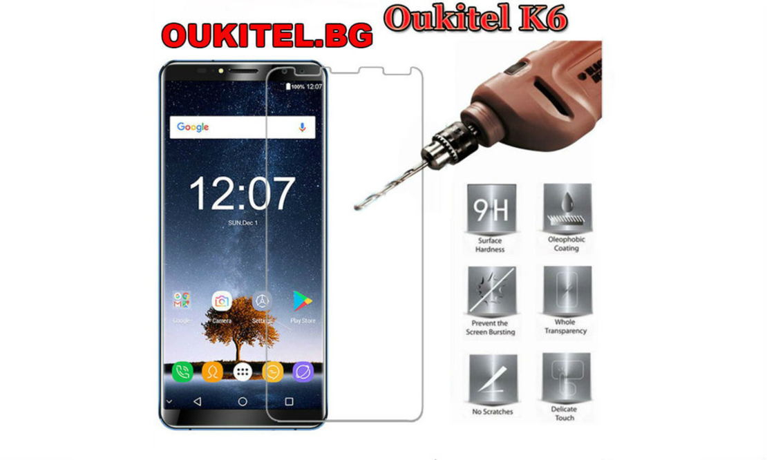 СТЪКЛЕН SCREEN ПРОТЕКТОР ЗА OUKITEL K6