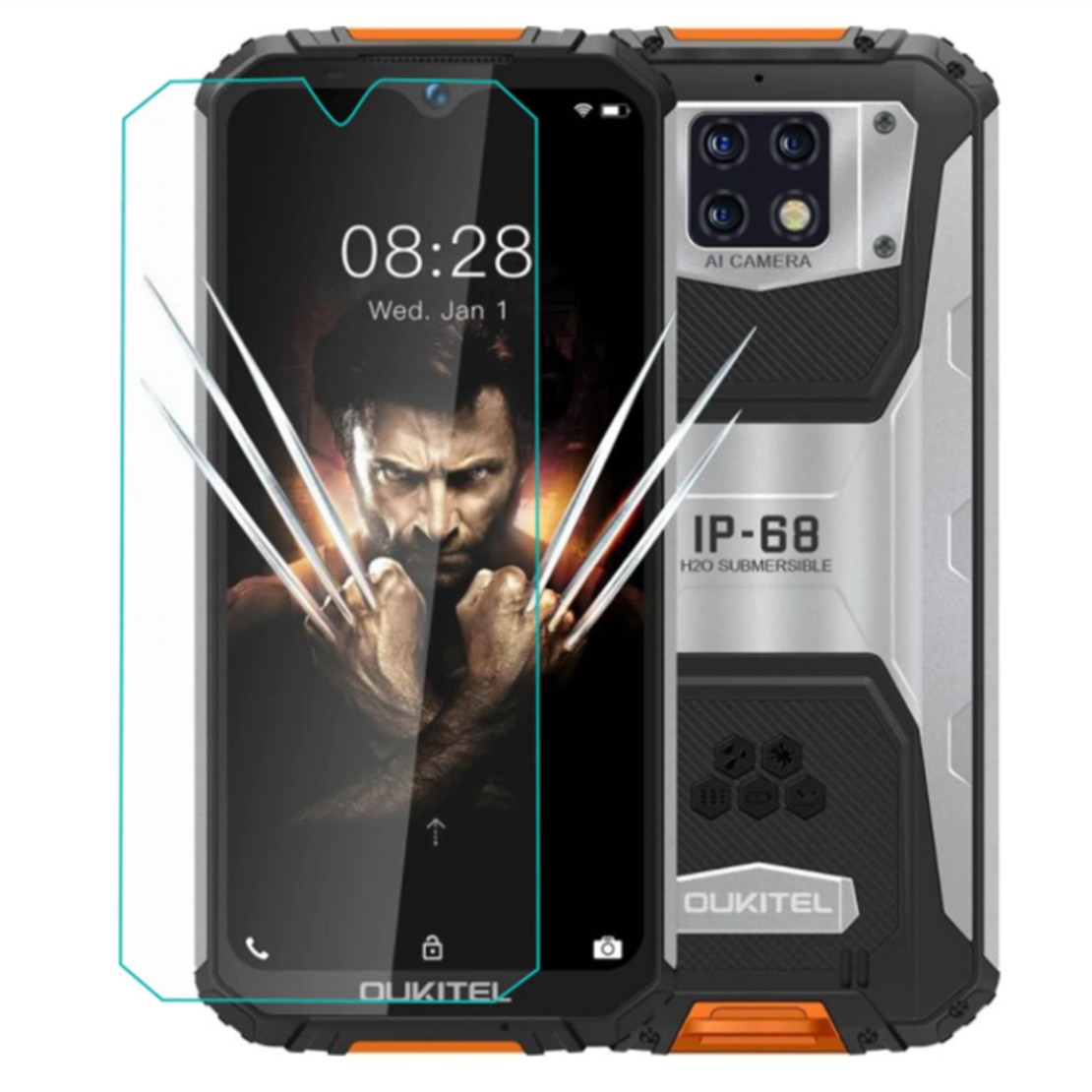 СТЪКЛЕН SCREEN ПРОТЕКТОР TEMPERED GLASS ЗА OUKITEL WP6