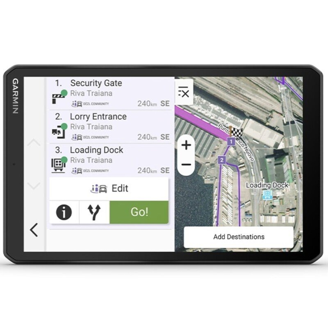 Навигация Garmin за Камион Dezl LGV820 MT-D